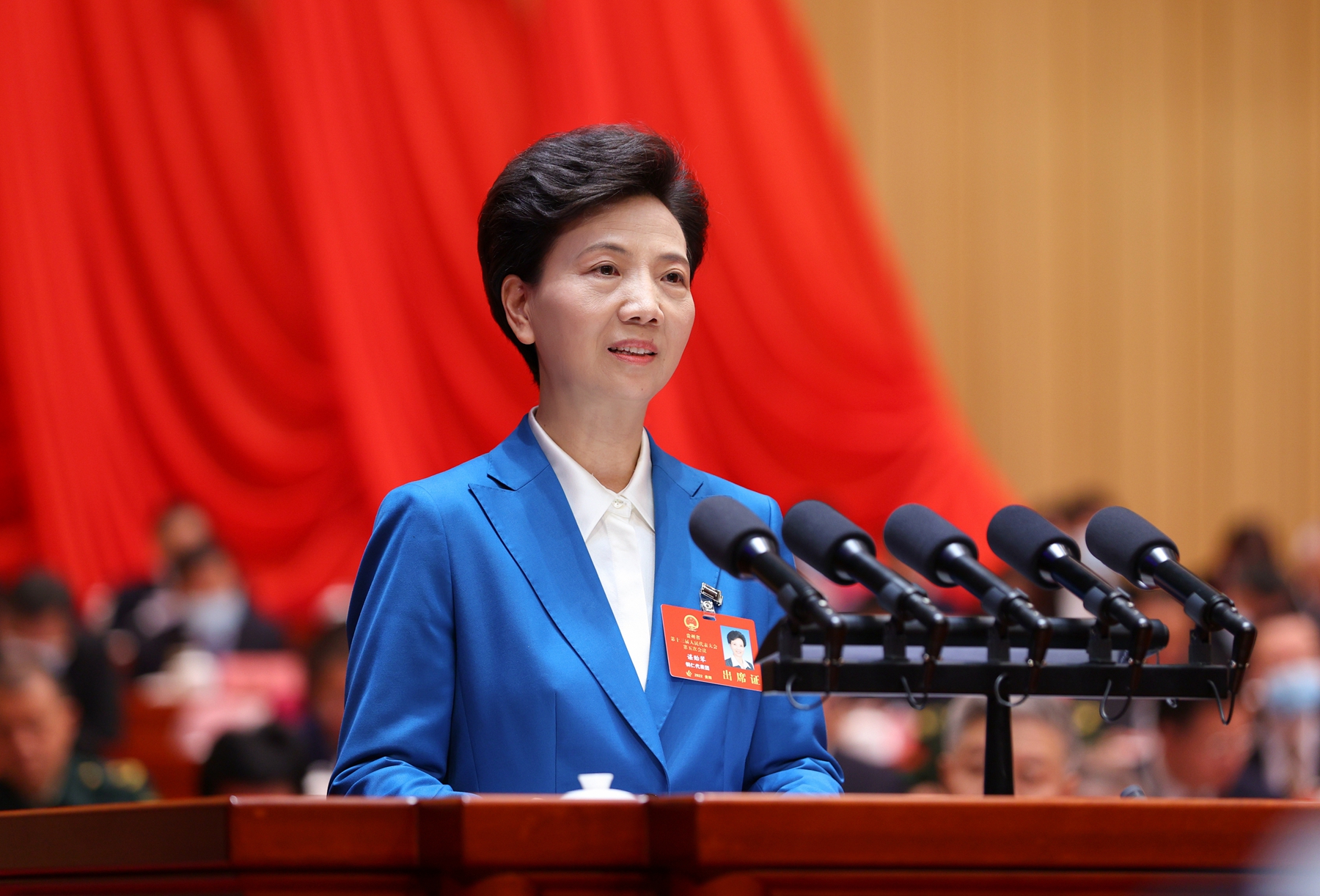 (1)省委书记、省人大常委会主任谌贻琴出席开幕会并讲话.jpg