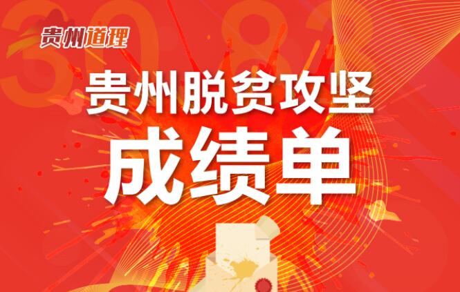 【图解】贵州脱贫攻坚成绩单