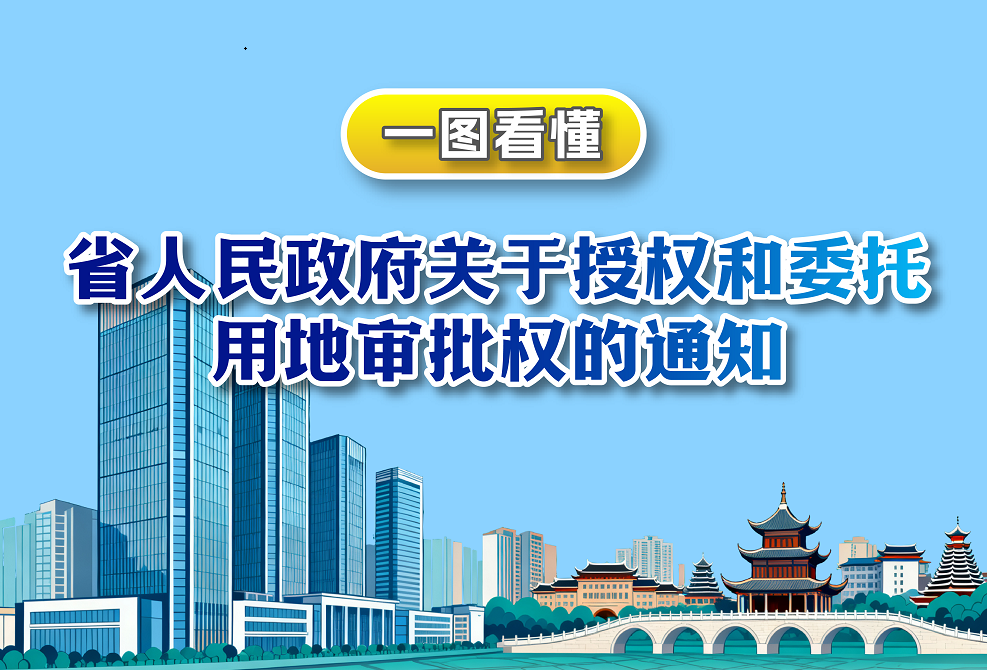 一图读懂丨省人民政府关于授权和委托用地审批权的通知